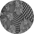 thumbnail image 1 of Ahgly Tapis d'Intérieur Lavable en Machine Carré Transitionnel Gris Canon, 3 Pieds Carré, 1 of 7