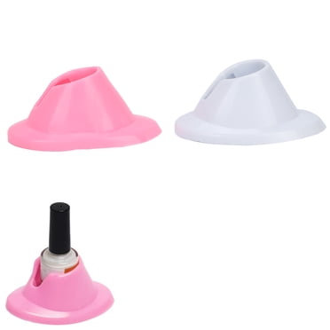 LYUMO Nail Polish Bottle Holder,Nail Art Salon Nail Polish Stand,2pcs Soft Rubber Nail Polish Bottle Holder Anti‑Spill Nail Polish Stand For Nail Art Salon
