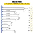 thumbnail image 4 of VEVOR Rods Dent Puller Stainless Steel Paintless Repair Kits Hail Removal 21PCS, 4 of 9