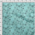 thumbnail image 4 of oneOone Silk Tabby Arctic Blue Fabric Abstracts Sewing Craft Projects Fabric Prints By Yard 42 Inch Wide, 4 of 5