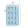 thumbnail image 3 of INSPIRE CHIC Women's 3 x 4 Hooks Bra Extender Extension Strap Multi Color Bra Band 5 Pcs Light Blue, 3 of 5