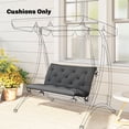 thumbnail image 2 of Outsunny Garden Bench Cushion with Backrest, Non-Slip 2 Seater Soft Pad, 2 of 10