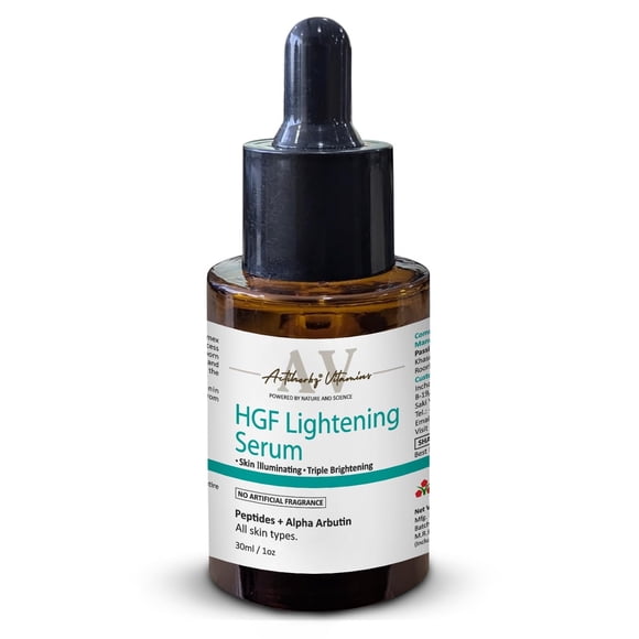 HGF Advanced aqua based Peptide Face Serum | Nonapeptide | Alpha arbutin | Hyaluronic based Face Serum for Pigmentation & Even Skin Tone - 30 ml | For All Type Skin