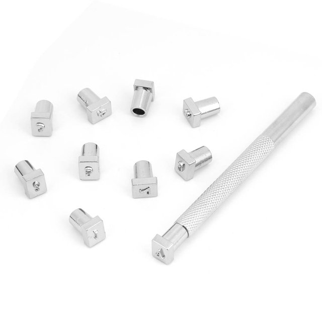 Leathercraft Tool 13mm 36pcs Letter Punch Tool, Imprinting Metal For Plastic Leather Craft Home
