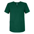 thumbnail image 1 of Adar Universal Unisex V-Neck Tunic 3 Pocket Scrub Top (Available in 39 Colors), 1 of 7