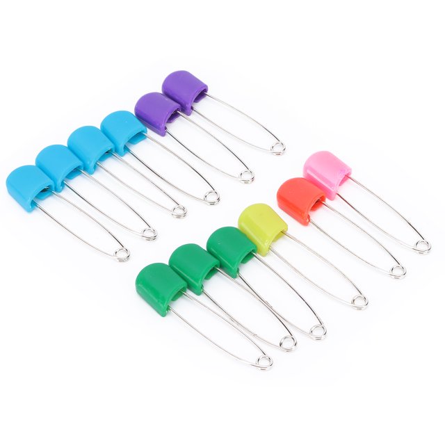 Pins, Anti-rust Nappy Pin Decorative For Blankets For Laundry Needle For Jewelry Making 6pcs 1#,6pcs 2#,12pcs 3#