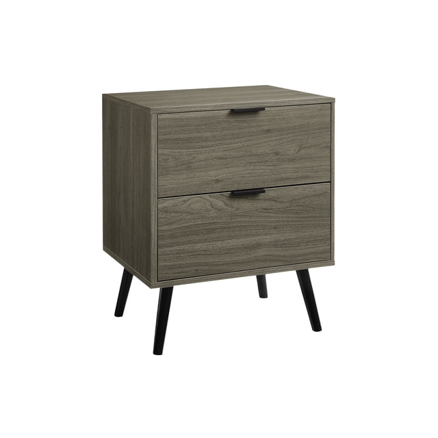 Monarch Specialties - I 3608 Accent Table, Bedroom, End, Nightstand, Side Table, Grey Laminate