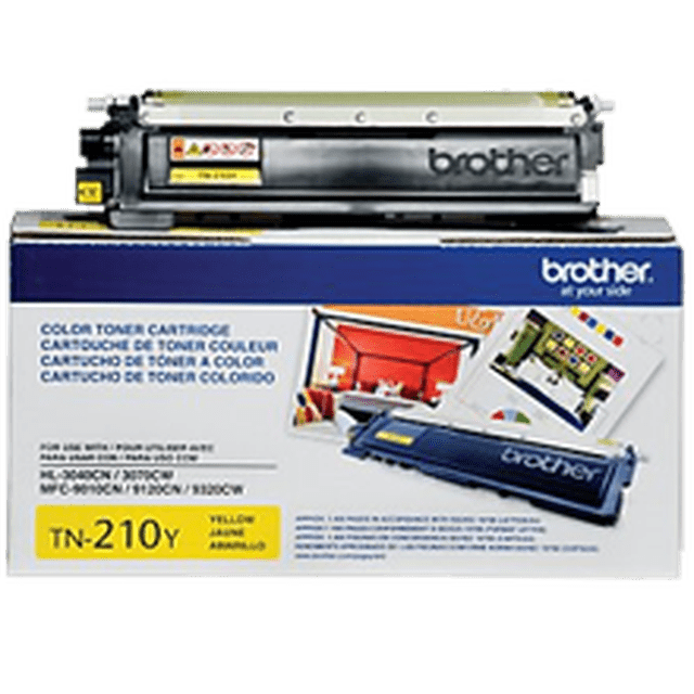 Cartouche de Toner Laser BROTHER TN210Y Jaune pour BROTHER DCP-9010CN