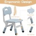 thumbnail image 3 of Adjustable Kids Table and 4 Chairs Set – Graffiti Desktop, Non-Slip Legs, Multi-Use Activity Furniture for Toddlers, Playroom, Study Room, and Home, 3 of 9