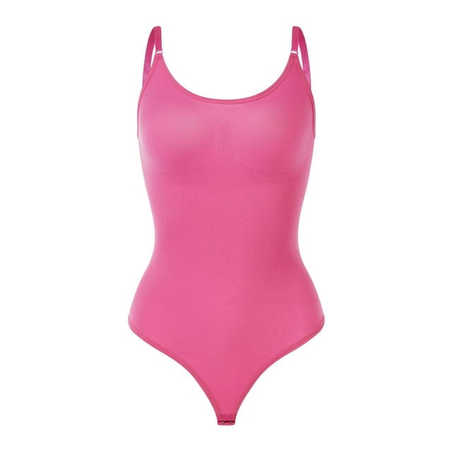 Seamless Body Bodysuit for Women Plus Size Adjustable Straps Lift Thong Design for Flattering