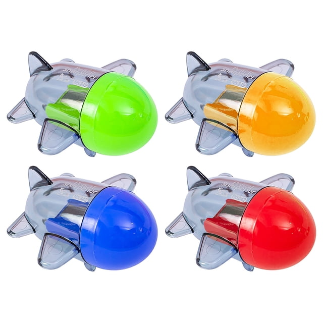 Transparent Pencil Sharpener, Mini Airplane Single Hole Pencil Sharpener, Portable Manual Sharpener for School Classroom Rewards, Graduation Prizes, Home Office Stationery Supplies