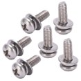thumbnail image 4 of Screws Bolts Nuts, Convenient 12mm Tapping Cross Pan Head Screws with Stainless Washers for Furniture, 4 of 7