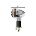 thumbnail image 2 of Krator Motorcycle 4 pcs Smoke Bullet Turn Signals Lights Compatible with Harley Davidson Sport Tour Glide FXRT, 2 of 3