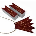 thumbnail image 3 of Inkdotpot Made With Love Text Bottle Tag Real Gold Foil Favor Hang Tags Pack Of 100, 3 of 6