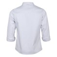 thumbnail image 2 of Retro Chef Jacket Coat Uniform Workwear Waiter Long Sleeve Hotel Kitchen Apparel 3XL White, 2 of 9