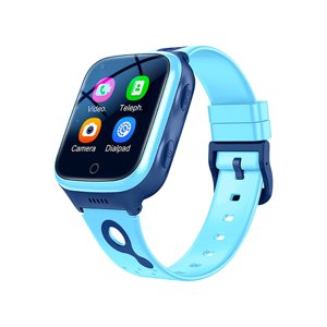 Rénovés Infidev S15 Montre intelligente pour enfants de 1,4 pouce HD Écran 4G Appel vidéo GPS WiFi IP67 Imperméable avec caméra et podomètre