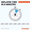 thumbnail image 3 of Sylvania Plus Portable Tire Inflator with Auto Stop, LED Digital Display & Case, 3 of 7