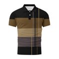 thumbnail image 4 of Weiqiqre T-Shirts Chemises pour Hommes T-Shirt à Manches Courtes à Blocs de Couleur Col Rond Chandail Décontracté Basique Chemises, 4 of 4