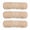 thumbnail image 1 of Unique Bargains Fil Chenille en Velours Polyester Beige, 3 Écheveaux, 1 of 7