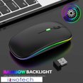 thumbnail image 2 of Souris Sans Fil Rechargeable Bluetooth pour MacBook pro MacBook Air Ordinateur Portable Mac Chromebook Windows Notebook MacBook HP PC DELL, 2 of 10