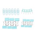 thumbnail image 4 of Office Clips Kit, Office Supplies Paper Clips Beautiful Decoration Rust Proof  For Office For Sketching Light Blue, 4 of 8