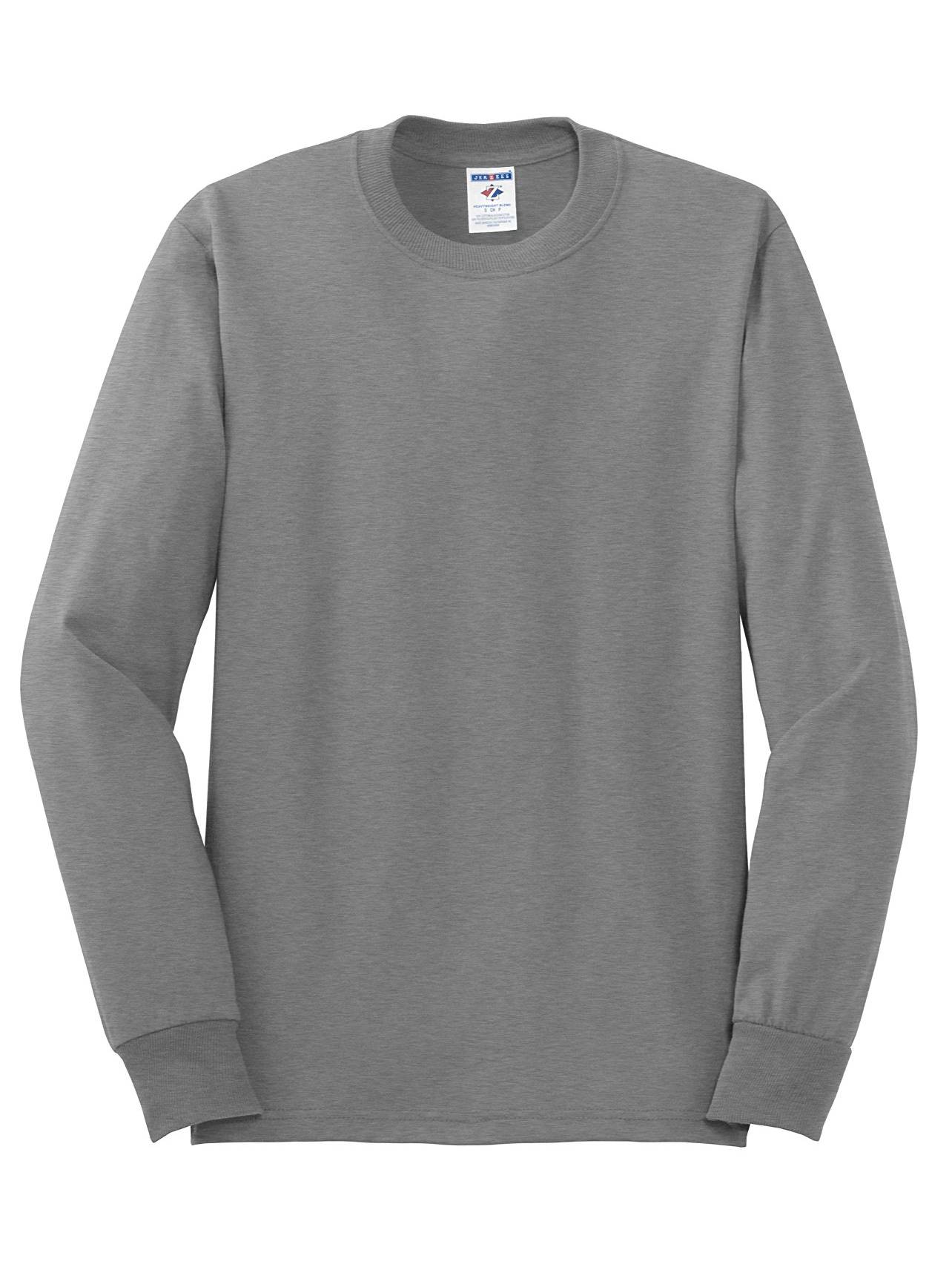 Jerzees 5.6 oz. T-Shirt à Manches Longues 50/50, Oxford m