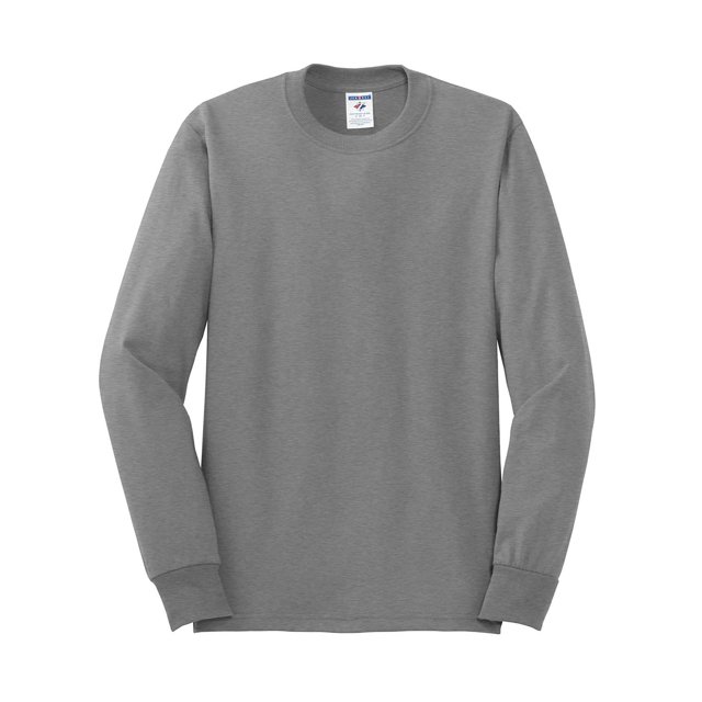 Jerzees 5.6 oz. T-Shirt à Manches Longues 50/50, Oxford m
