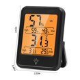 thumbnail image 3 of Pompotops Electronic Temperature and Humidity Meter Household Indoor Temperature Infant Room Temperature with Backlight Dry and Wet Temperature Instrument,Clearance Deals, 3 of 7