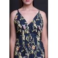 thumbnail image 3 of Bimba Robe Longue de Villégiature à Imprimé Floral pour Femmes, à Cordon, Bretelles Spaghetti, Tenue de Plage - Grande, 3 of 4