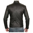 thumbnail image 2 of Cafe Racer Leather Motorcycle Jacket Leather Jacket Motorcycle Riding Jacket Black Leather Moto Jacket Mens Black Leather Biker Jacket size XXS, 2 of 5