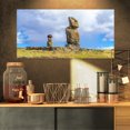 thumbnail image 1 of Ahu Tahai et Ahu Ko Te Riku - Impression d'Art Photo de Paysage sur Toile, 1 of 3