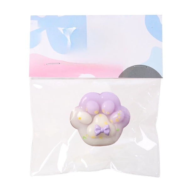 Squishy Patte De Chat Géante – Jouet Anti-Stress Doux – Porte-Clés Optionnel – Cadeau Fidget Pour Adulte Et Enfant