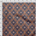 thumbnail image 3 of oneOone Polyester Lycra Fabric Swirl Ikat Print Sewing Fabric BTY 56 Inch Wide, 3 of 4