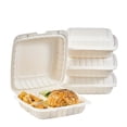 thumbnail image 2 of AMERTEER 25/50pcs  3 Compartment To Go Food Containers  Disposable Take Out Food Containers  To Go Boxes For Food  Clamshell Food Container  Heavy Duty To Go Box  Kitchen Supplies, 2 of 6