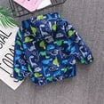 thumbnail image 2 of Aayomet Coat For Boys Waterproof Rain Jacket Coat Windbreaker Windproof Spring Fall Raincoat Blue 18-24 Months, 2 of 5
