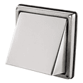 thumbnail image 3 of 2 Pcs Évent Mural d'Extracteur Externe de 5 Pouces avec Coussinet et Clapet Anti-Retour, Couvercles d'Évent de Sécheuse Extérieurs en Acier Inoxydable pour la Maison, 2 x Couvercle d'Évent de Sécheuse Extérieur, Argent, 3 of 6