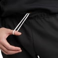 thumbnail image 3 of Hanes Mens Sport Ultimate Cotton Fleece Sweatpants With Pockets, 2XL, Black, 3 of 4