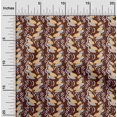 thumbnail image 2 of oneOone Cotton Poplin Twill Brown Fabric Abstracts Sewing Craft Projects Fabric Prints By Yard 56 Inch Wide, 2 of 5