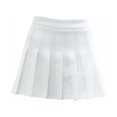 thumbnail image 1 of Jupe de Tennis pour Femmes et Filles Blanche Taille Haute à Carreaux Patineuse Évasée Plissée Mini Robe m Minuit, 1 of 6