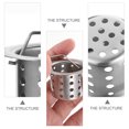 thumbnail image 2 of MIANGASTORE Stainless Steel Basket Strainer With Handle Anti-Clogging Drain Filter Strainer, 2 of 9