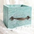 thumbnail image 4 of Cube Decorative Flower Basket Reusable Wood Flower Arrangement Decorative Plant Pot Office Decor, 4 of 10