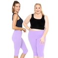 thumbnail image 2 of Stretch Is Comfort Women's Plus Size Knee Length Leggings| Adult X-Large - 7x, 2 of 5