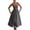 Grey, variant on LOVZFMLL Summer Dresses for Women 2025 Elegant Classy Wedding Guest Dress Spaghetti Strap Swing Flowy Maxi Wrap Sundress White XL
