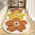 thumbnail image 1 of Chmadoxn Bathroom Rugs, Rugs for Living Room, Area Rug, Bath Mat Flower Bedroom Bedside Blanket-living Room Coffee Table Blanket- Window Fully Covered With Blanket And Against-slip Carpet Floor Rugs, 1 of 8