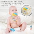 thumbnail image 4 of CHOK Educational Cell Phone Toy for Infant with Removable Teether Electronic Learning Toy with Lights  Songs Toy Phone for Kids- Yellow, 4 of 7