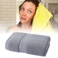 thumbnail image 2 of Wearable Unisex Bathrobe Towel Cape Soft Highly Absorbent Quick Drying Skin Friendly Comfortable Relaxing Bath Sheet for Home Spa Use, 2 of 5