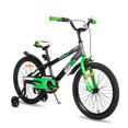 thumbnail image 1 of JOYSTAR New Berry Kids Bike, Ages 3-10, 12-20 Inch with Training Wheels, Green, 1 of 6