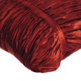 thumbnail image 2 of Decorative Pillow Covers, Rust Decorative Accent Pillow Covers 16x16 inch (40x40 cm), Velvet Pillow Cover For Sofa, Solid Color, Ruched, Modern Pillow Covers With Zipper - Rust Beauty, 2 of 3