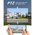 thumbnail image 2 of ieGeek Security Cameras Wireless Outdoor, 2K WiFi Solar Camera for Home Surveillance, 360 View PTZ, Battery Powered, Color Night Vision, Motion Sensor, 2 of 9