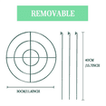 thumbnail image 5 of 3 Sets Peony Support Cage, Grow Through Hoops Grids with 4pcs Legs,Plant Support Brace,Flower Strong Support Ring, 5 of 5